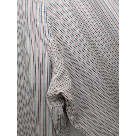 Marc By Marc Jacobs Striped Button Up Shirt Men Size XL Timeless Office Neutral - Picture 3 of 12